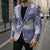Purple Aloha Hawaii Blazer Monstera Hibiscus Plumeria Seamless Vibes - Polynesian Pride