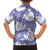 Purple Aloha Hawaii Family Matching Off The Shoulder Long Sleeve Dress and Hawaiian Shirt Monstera Hibiscus Plumeria Seamless Vibes - Polynesian Pride