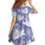 Purple Aloha Hawaii Family Matching Off Shoulder Maxi Dress and Hawaiian Shirt Monstera Hibiscus Plumeria Seamless Vibes - Polynesian Pride