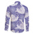 Purple Aloha Hawaii Family Matching Off Shoulder Maxi Dress and Hawaiian Shirt Monstera Hibiscus Plumeria Seamless Vibes - Polynesian Pride