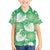 Green Aloha Hawaii Family Matching Off Shoulder Maxi Dress and Hawaiian Shirt Monstera Hibiscus Plumeria Seamless Vibes - Polynesian Pride