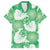 Green Aloha Hawaii Hawaiian Shirt Monstera Hibiscus Plumeria Seamless Vibes - Polynesian Pride