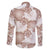 Mocha Mousse Aloha Hawaii Family Matching Mermaid Dress and Hawaiian Shirt Monstera Hibiscus Plumeria Seamless Vibes - Polynesian Pride