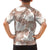 Mocha Mousse Aloha Hawaii Family Matching Summer Maxi Dress and Hawaiian Shirt Monstera Hibiscus Plumeria Seamless Vibes - Polynesian Pride