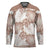 Mocha Mousse Aloha Hawaii Hockey Jersey Monstera Hibiscus Plumeria Seamless Vibes - Polynesian Pride