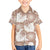 Mocha Mousse Aloha Hawaii Kid Hawaiian Shirt Monstera Hibiscus Plumeria Seamless Vibes - Polynesian Pride