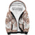 Mocha Mousse Aloha Hawaii Sherpa Hoodie Monstera Hibiscus Plumeria Seamless Vibes - Polynesian Pride