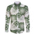 Sage Green Aloha Hawaii Family Matching Off Shoulder Maxi Dress and Hawaiian Shirt Monstera Hibiscus Plumeria Seamless Vibes - Polynesian Pride