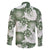 Sage Green Aloha Hawaii Family Matching Off Shoulder Maxi Dress and Hawaiian Shirt Monstera Hibiscus Plumeria Seamless Vibes - Polynesian Pride