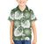 Sage Green Aloha Hawaii Family Matching Off Shoulder Maxi Dress and Hawaiian Shirt Monstera Hibiscus Plumeria Seamless Vibes - Polynesian Pride