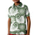 Sage Green Aloha Hawaii Kid Polo Shirt Monstera Hibiscus Plumeria Seamless Vibes - Polynesian Pride