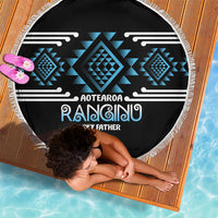 Aotearoa Atua Ranginui Beach Blanket Maori Sky Father Taniko Motifs LT14 - Polynesian Pride