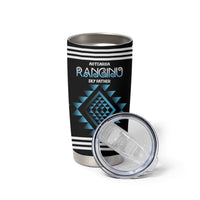 Aotearoa Atua Ranginui Personalised Tumbler Cup Maori Sky Father Taniko Motifs LT14 - Polynesian Pride
