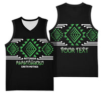 Aotearoa Atua Papatuanuku Personalised Basketball Jersey Maori Earth Mother Taniko Motifs LT14 - Polynesian Pride