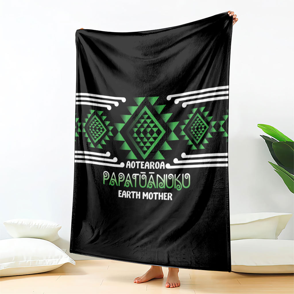 Aotearoa Atua Papatuanuku Blanket Maori Earth Mother Taniko Motifs LT14 - Polynesian Pride