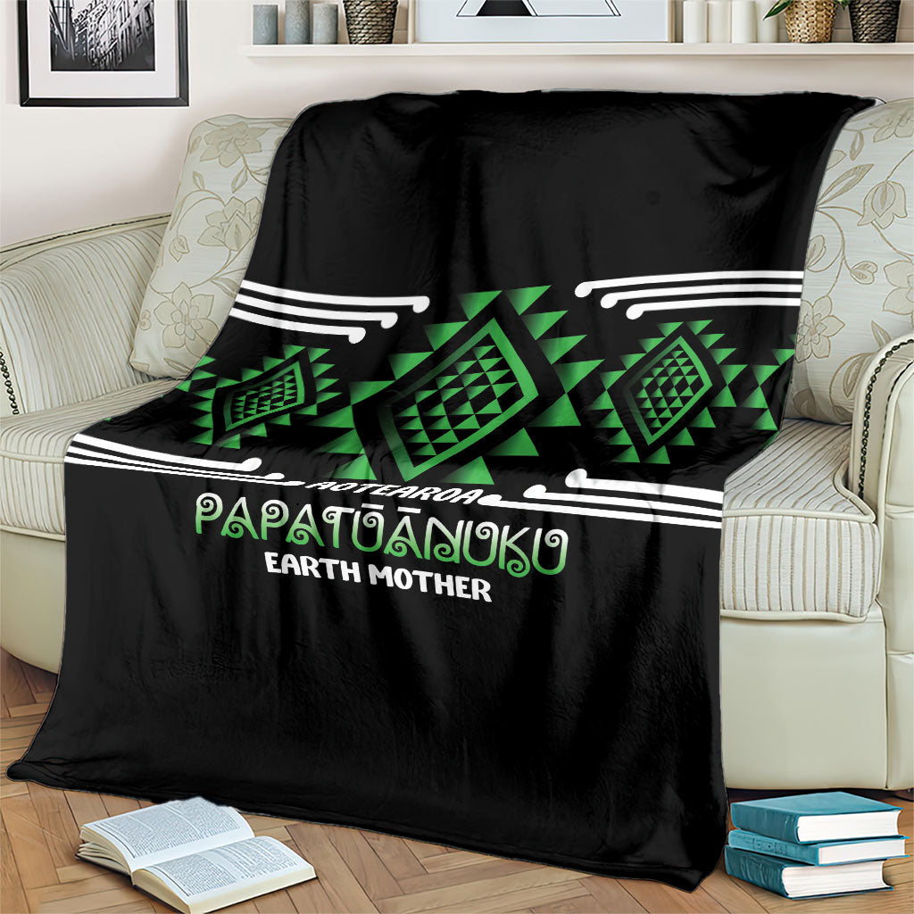 Aotearoa Atua Papatuanuku Blanket Maori Earth Mother Taniko Motifs LT14 - Polynesian Pride