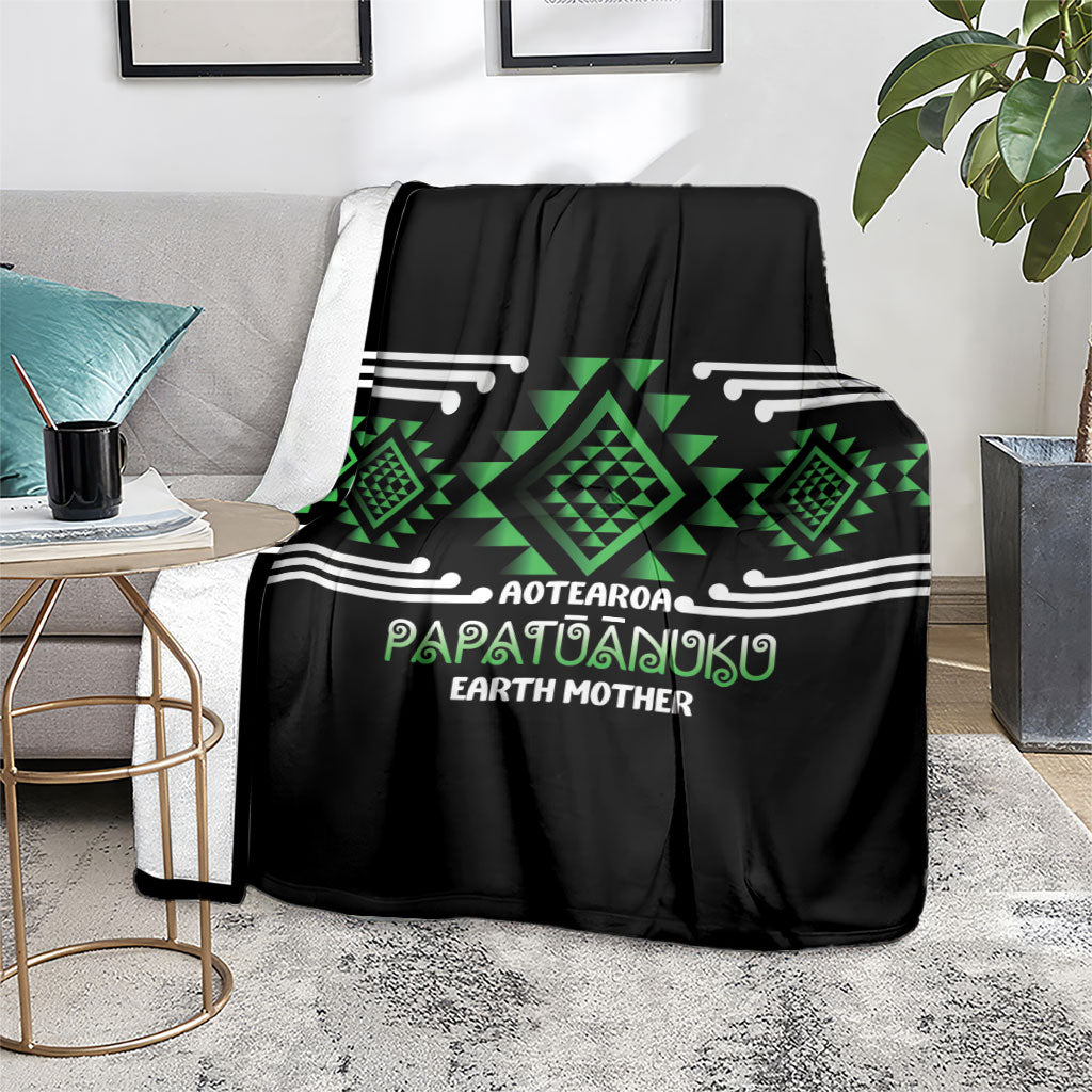Aotearoa Atua Papatuanuku Blanket Maori Earth Mother Taniko Motifs LT14 - Polynesian Pride