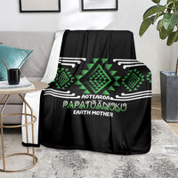 Aotearoa Atua Papatuanuku Blanket Maori Earth Mother Taniko Motifs LT14 - Polynesian Pride
