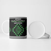Aotearoa Atua Papatuanuku Personalised Ceramic Mug Maori Earth Mother Taniko Motifs LT14 - Polynesian Pride