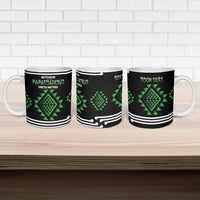 Aotearoa Atua Papatuanuku Personalised Ceramic Mug Maori Earth Mother Taniko Motifs LT14 - Polynesian Pride
