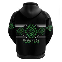 Aotearoa Atua Papatuanuku Personalised Hoodie Maori Earth Mother Taniko Motifs LT14 - Polynesian Pride