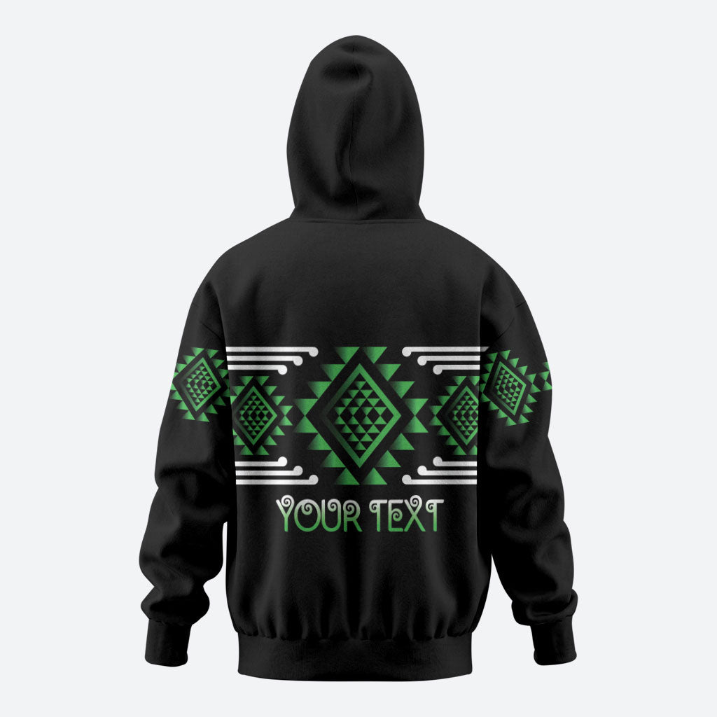 Aotearoa Atua Papatuanuku Personalised Hoodie Maori Earth Mother Taniko Motifs LT14 - Polynesian Pride