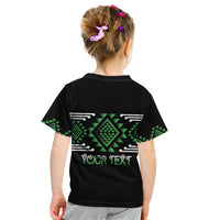Aotearoa Atua Papatuanuku Personalised Kid T Shirt Maori Earth Mother Taniko Motifs LT14 - Polynesian Pride
