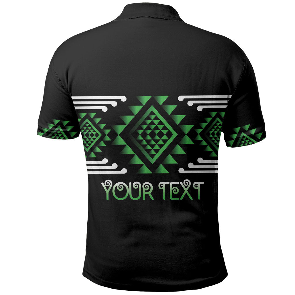 Aotearoa Atua Papatuanuku Personalised Polo Shirt Maori Earth Mother Taniko Motifs LT14 - Polynesian Pride