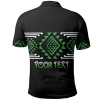 Aotearoa Atua Papatuanuku Personalised Polo Shirt Maori Earth Mother Taniko Motifs LT14 - Polynesian Pride