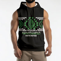 Aotearoa Atua Papatuanuku Personalised Sleeveless Hoodie Maori Earth Mother Taniko Motifs LT14 - Polynesian Pride