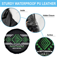 Aotearoa Atua Papatuanuku Spare Tire Cover Maori Earth Mother Taniko Motifs LT14 - Polynesian Pride