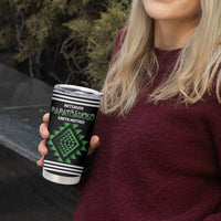Aotearoa Atua Papatuanuku Personalised Tumbler Cup Maori Earth Mother Taniko Motifs LT14 - Polynesian Pride