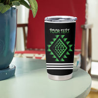 Aotearoa Atua Papatuanuku Personalised Tumbler Cup Maori Earth Mother Taniko Motifs LT14 - Polynesian Pride