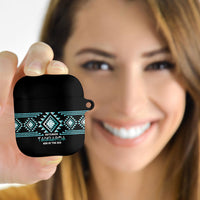 Aotearoa Atua Tangaroa AirPods Case Maori God Of The Sea Taniko Motifs LT14 - Polynesian Pride