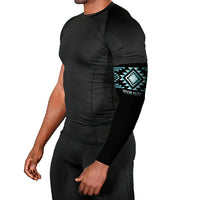 Aotearoa Atua Tangaroa Personalised Arm Sleeves Maori God Of The Sea Taniko Motifs LT14 - Polynesian Pride