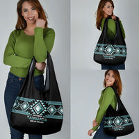 Aotearoa Atua Tangaroa Grocery Bag Maori God Of The Sea Taniko Motifs LT14 - Polynesian Pride