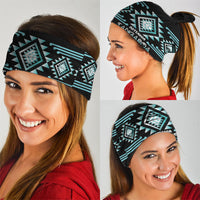 Aotearoa Atua Tangaroa Neck Gaiter Maori God Of The Sea Taniko Motifs LT14 - Polynesian Pride