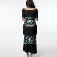 Aotearoa Atua Tangaroa Personalised Puletasi Maori God Of The Sea Taniko Motifs LT14 - Polynesian Pride