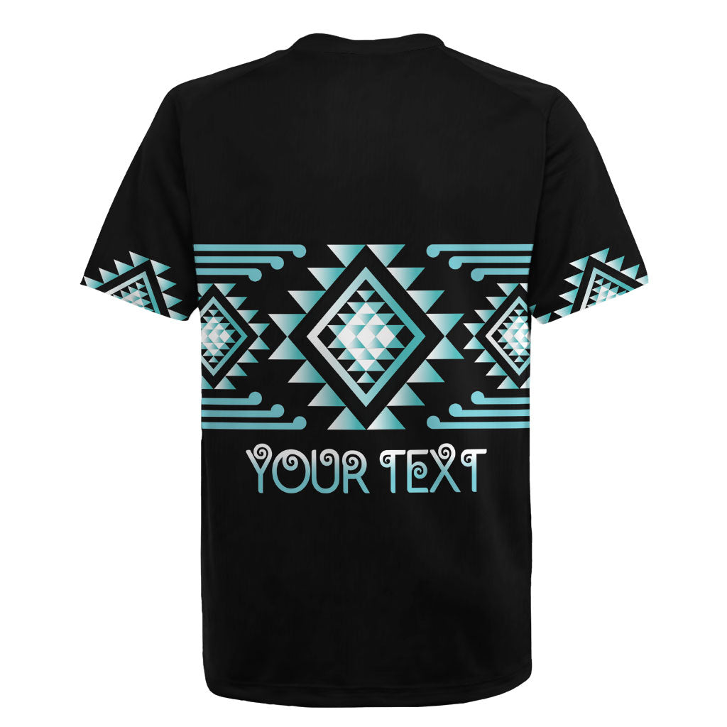 Aotearoa Atua Tangaroa Personalised Rugby Jersey Maori God Of The Sea Taniko Motifs LT14 - Polynesian Pride