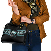 Aotearoa Atua Tangaroa Shoulder Handbag Maori God Of The Sea Taniko Motifs LT14 - Polynesian Pride