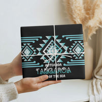 Aotearoa Atua Tangaroa Wrapping Paper Maori God Of The Sea Taniko Motifs LT14 - Polynesian Pride