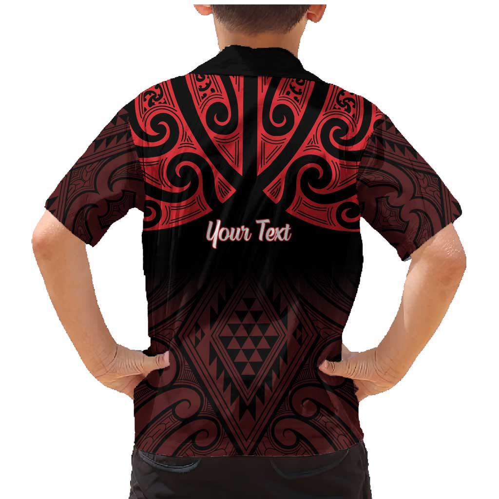 Personalised Keep Maori Wards New Zealand Family Matching Mermaid Dress and Hawaiian Shirt Stronger Together Aotearoa Taniko LT14 - Polynesian Pride