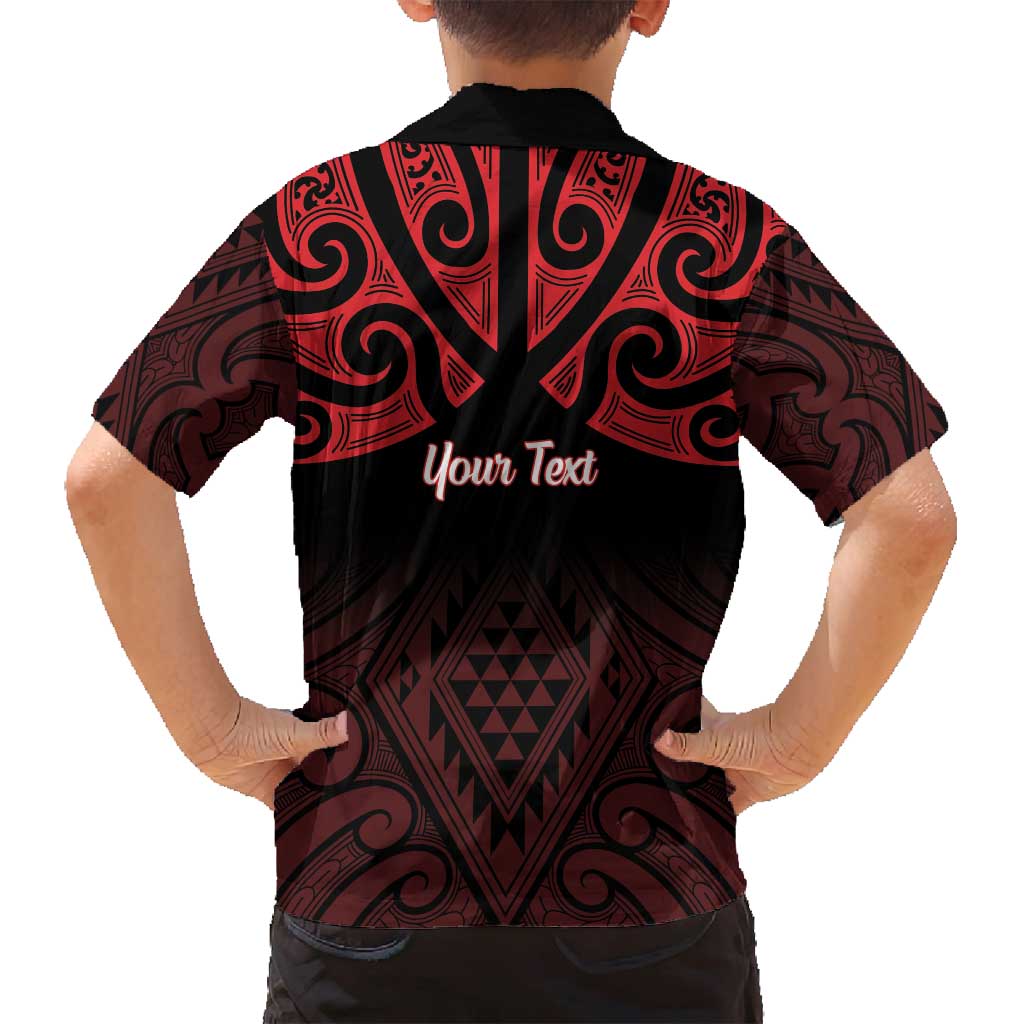 Personalised Keep Maori Wards New Zealand Family Matching Tank Maxi Dress and Hawaiian Shirt Stronger Together Aotearoa Taniko LT14 - Polynesian Pride