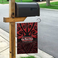 Keep Maori Wards New Zealand Garden Flag Stronger Together Aotearoa Taniko - Polynesian Pride