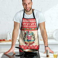 Mele Kalikimaka Hawaii Apron Funny Beer-Loving Santa Hawaiian Tropical - Polynesian Pride