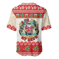 Mele Kalikimaka Hawaii Baseball Jersey Funny Beer-Loving Santa Hawaiian Tropical - Polynesian Pride