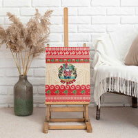 Mele Kalikimaka Hawaii Canvas Wall Art Funny Beer-Loving Santa Hawaiian Tropical - Polynesian Pride