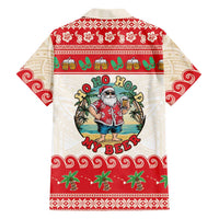 Mele Kalikimaka Hawaii Family Matching Mermaid Dress and Hawaiian Shirt Funny Beer-Loving Santa Hawaiian Tropical LT14 - Polynesian Pride