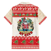 Mele Kalikimaka Hawaii Hawaiian Shirt Funny Beer-Loving Santa Hawaiian Tropical - Polynesian Pride