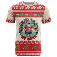 Mele Kalikimaka Hawaii T Shirt Funny Beer-Loving Santa Hawaiian Tropical - Polynesian Pride